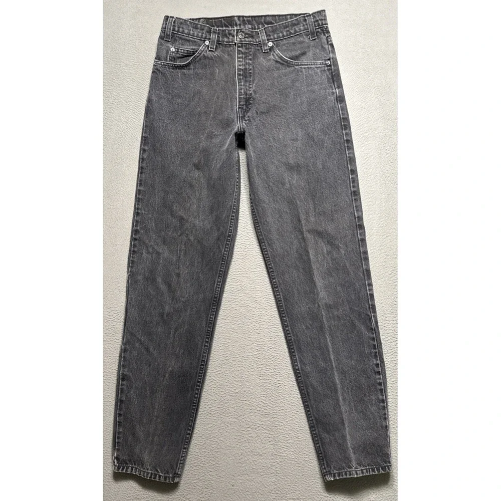 VTG 1996 Levis 550 Jeans Men 32x32 (30x31) Gray Faded Orange Tab Relaxed Tapered